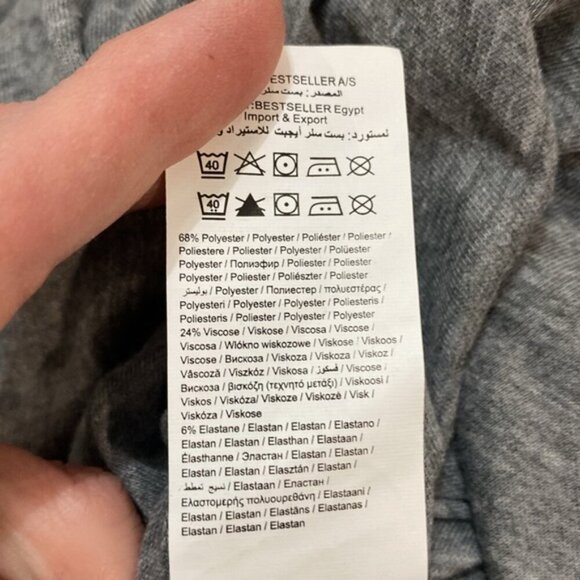 Vero Moda Mini Skirt Size MEDIUM Grey - Picture 10 of 11